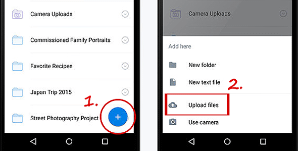 Copiar datos de Android a iPhone a través de Dropbox