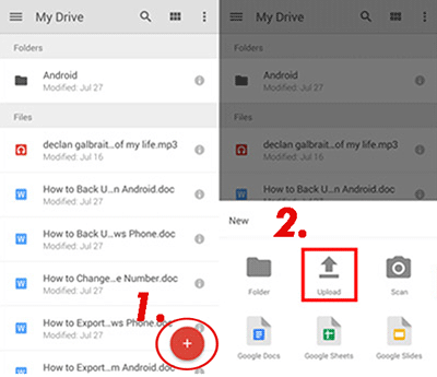 Realice una copia de seguridad del iPhone a Google Drive