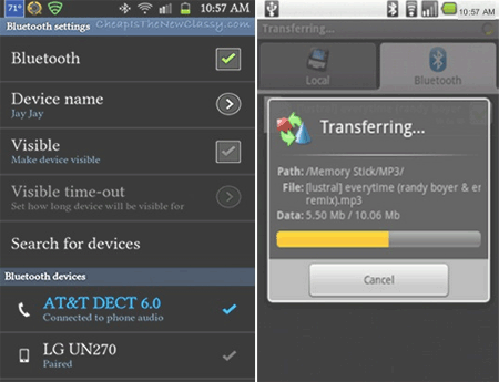 Cómo transferir contactos de Samsung a Samsung a través de Bluetooth