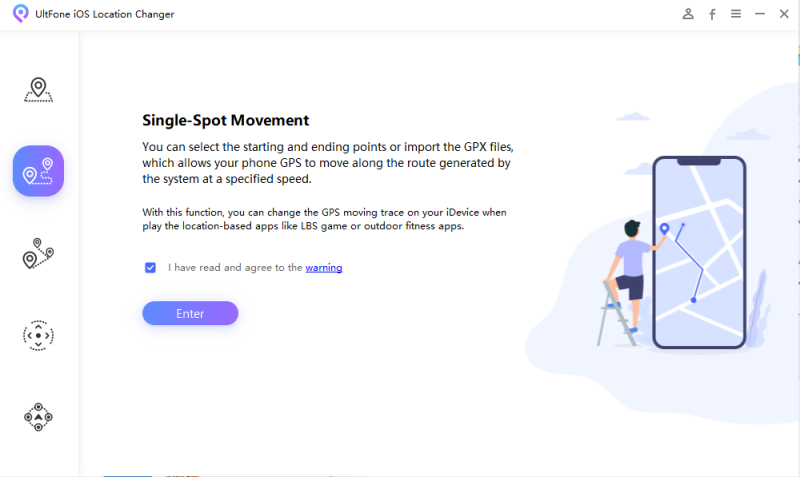 simular el movimiento GPS entre dos puntos