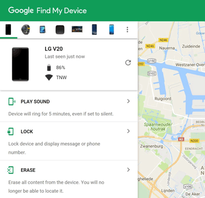 Cómo desbloquear Galaxy S2 usando encontrar mi dispositivo
