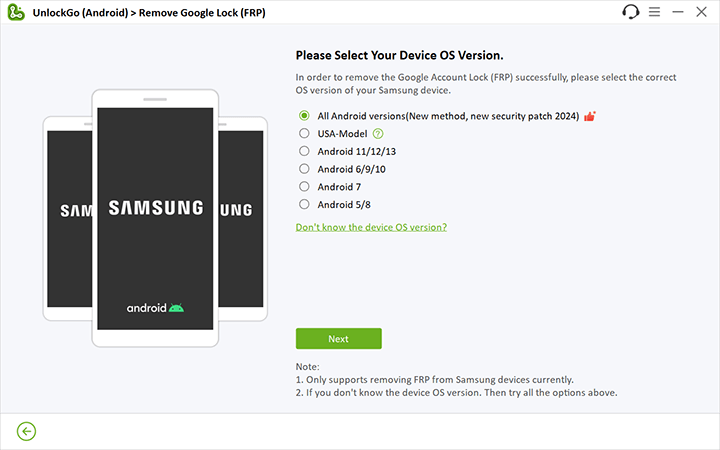 Evitar a Samsung FRP en Android 5-13