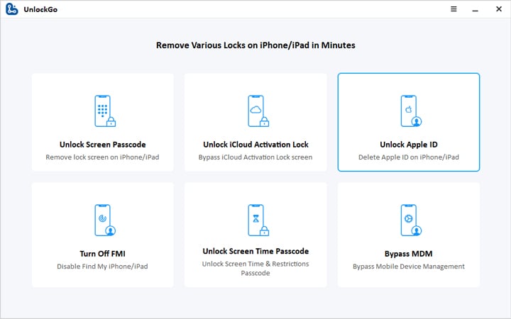 Eliminar la identificación de Apple sin contraseña