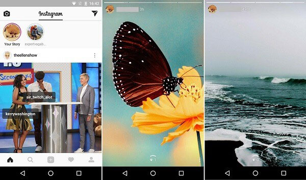 Sube múltiples imágenes de la galería a la historia de Instagram