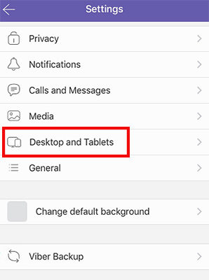 Desacticar la cuenta de Viber de forma remota