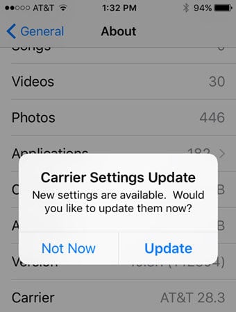 ¿Por qué mi iPhone dice que no hay verificación de SIM para la actualización de la configuración del operador?