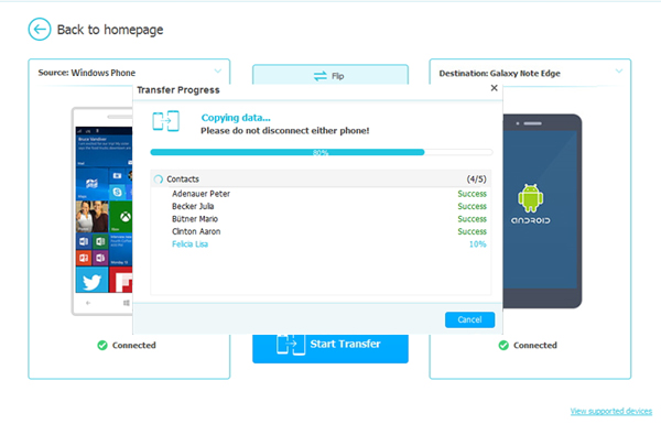 Comience a transferir aplicaciones de Android a Windows Phone